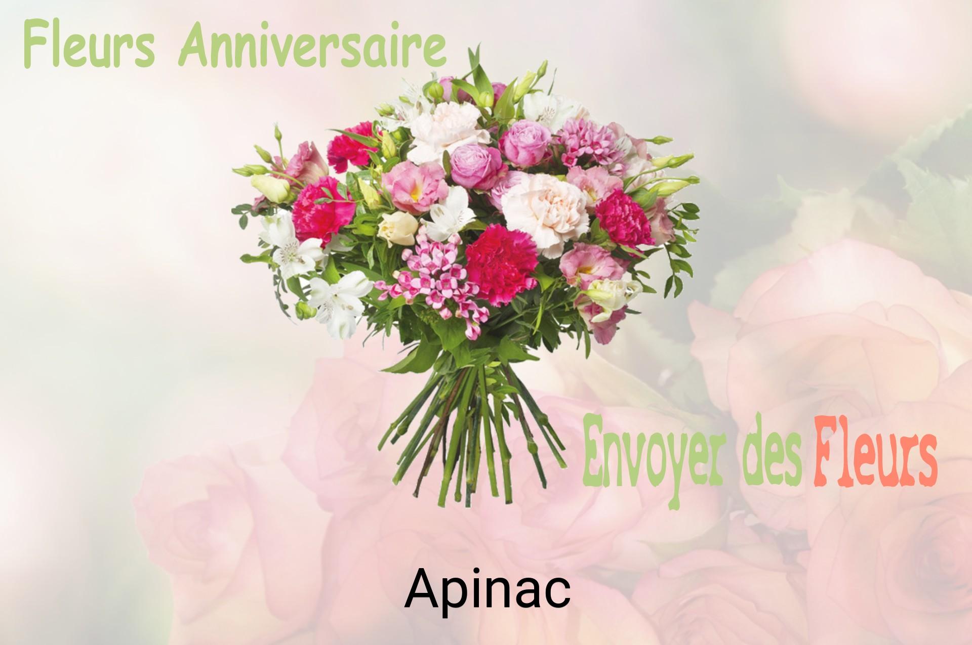 Bouquet de fleurs d’anniversaire livré à Apinac