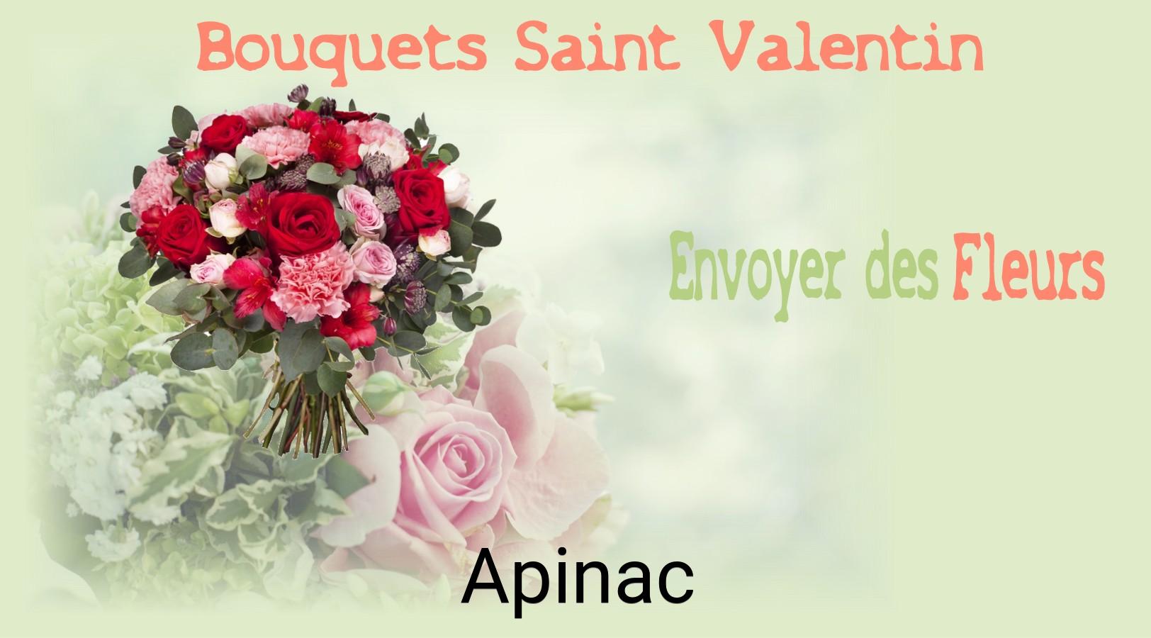 Roses de Saint-Valentin livrées à Apinac